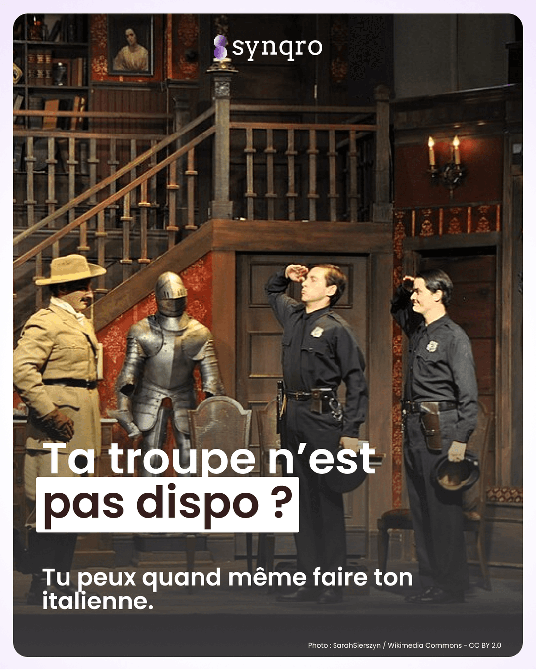 Italienne collaborative : répéter avec les vraies voix de sa troupe, même à distance