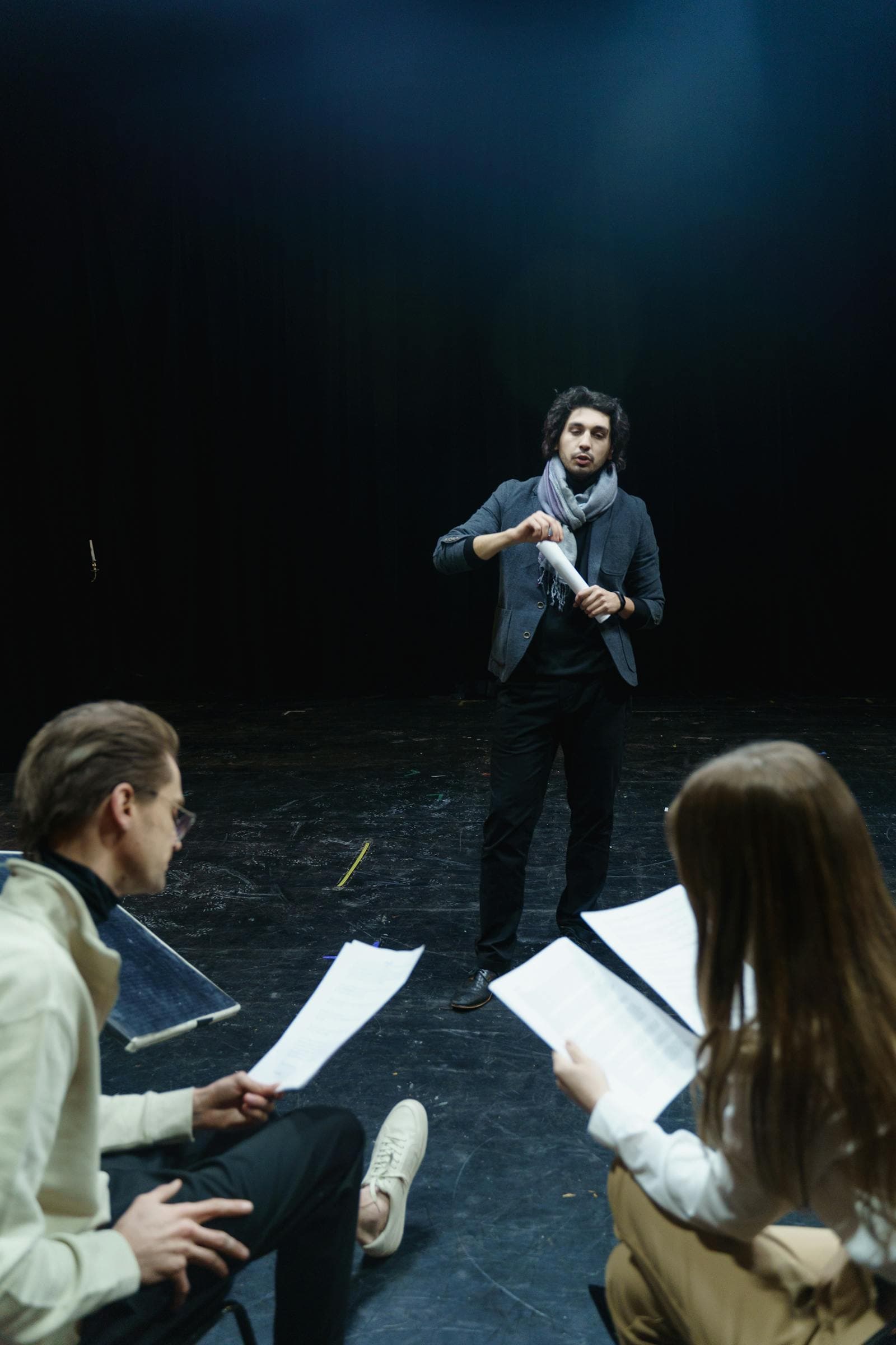 Rehearse with your troupe’s real voices
